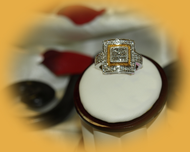 <b>Description: </b>14kt ladies diamond ring - Call for pricing